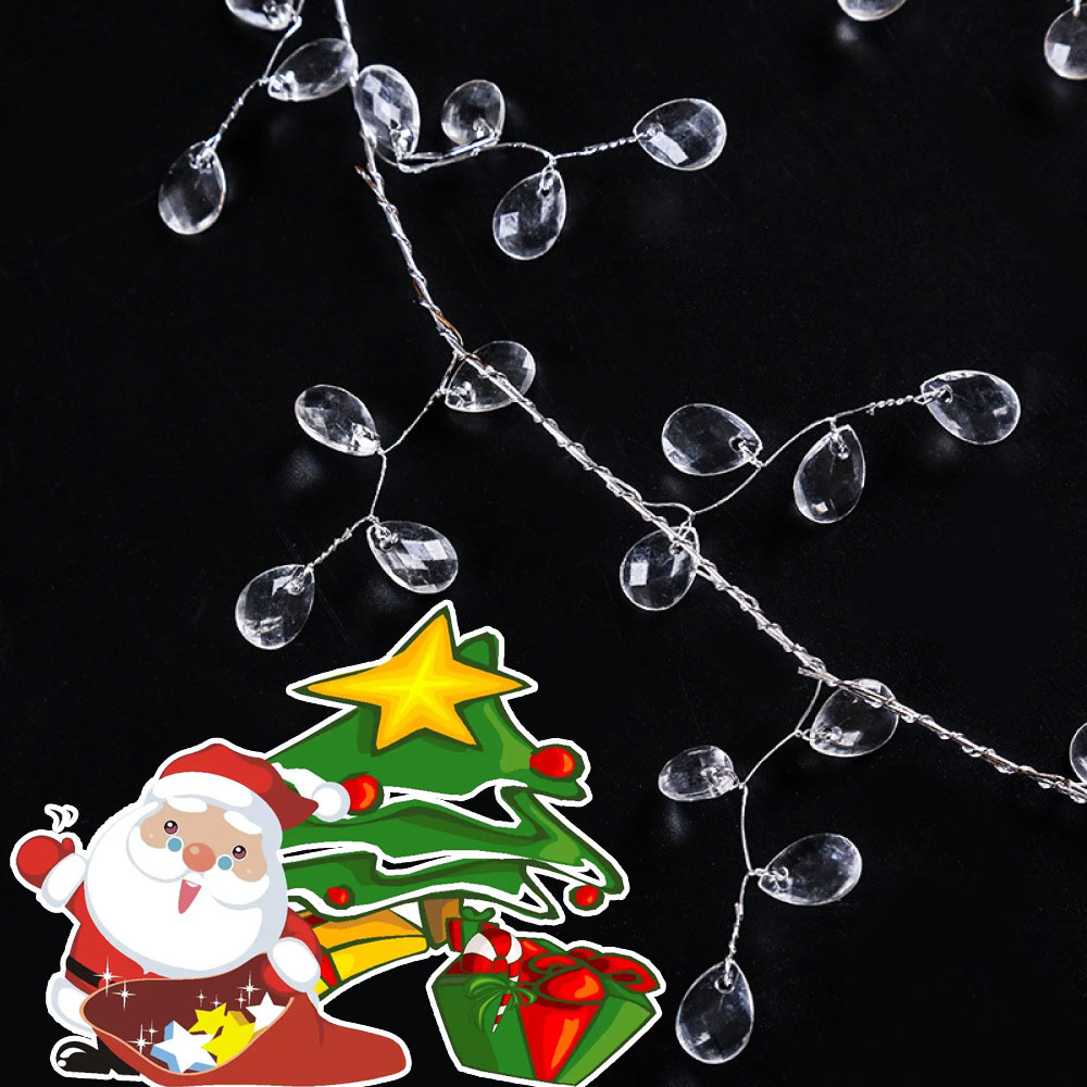 150 cm acryl kristal kralen gordijn slinger droprain kraal tak string kristal kraal bruiloft kerstversiering benodigdheden