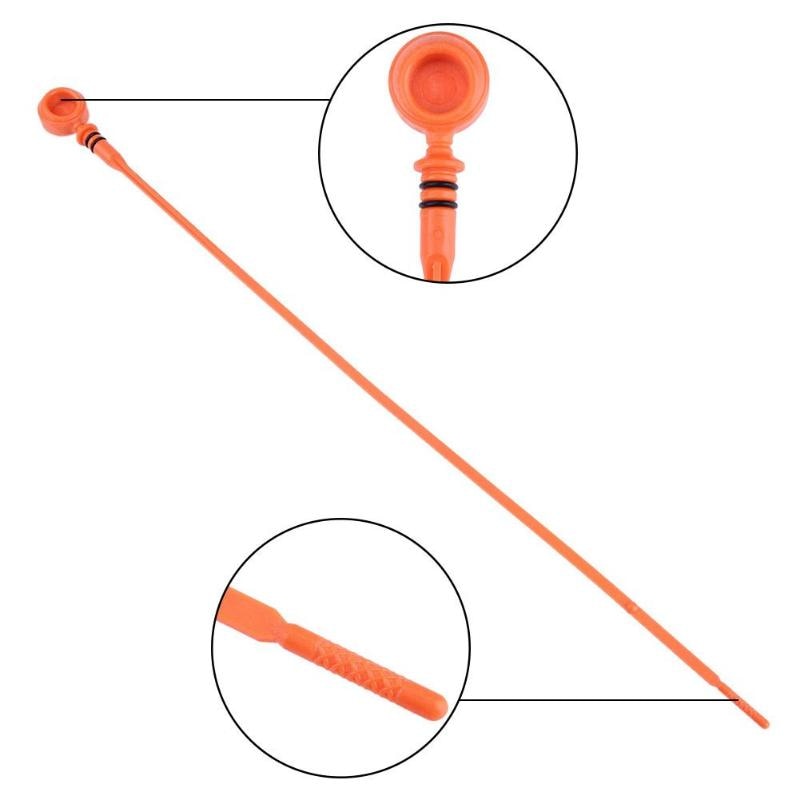 Car Oil Level Dipstick Transmission Fluid Auto Oil Level Measure Tools For 2006 Honda Civic 1.8L E5M1 Plastic Orange