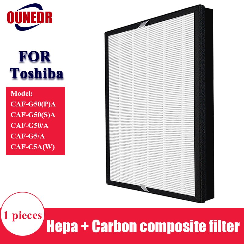 Filtro compuesto para Toshiba CAF-G5A, purificador de aire, hepa, CAF-G5, CAF-G50 (P), A, CAF-G50, CAF-G50A, CAF-C5A (W)
