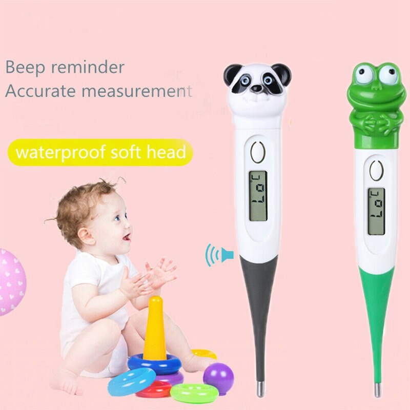 2 uds., medidor de temperatura corporal de precisión para la cabeza, termómetro Digital para niños y bebés, termómetro electrónico para el hogar