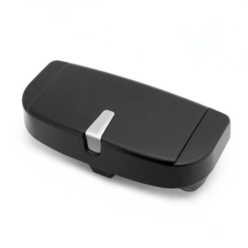 Bil brille boks opbevaring holder solbrille taske til volvo  s40 s60 s80 s90 v40 v50 v60 v70 v90 xc60 xc70 xc90 tilbehør: Sort