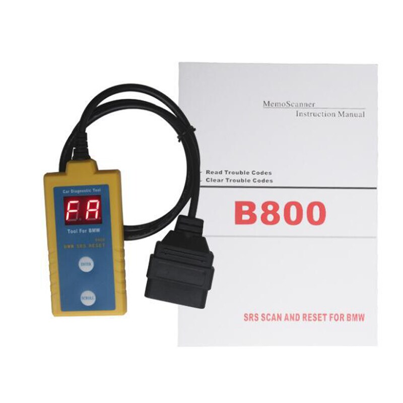 B800 Auto Airbag Scan Reset Tool OBD2 SRS Scanner for BMW E34 Car Diagnostic Tool Auto Repair Tool Parts