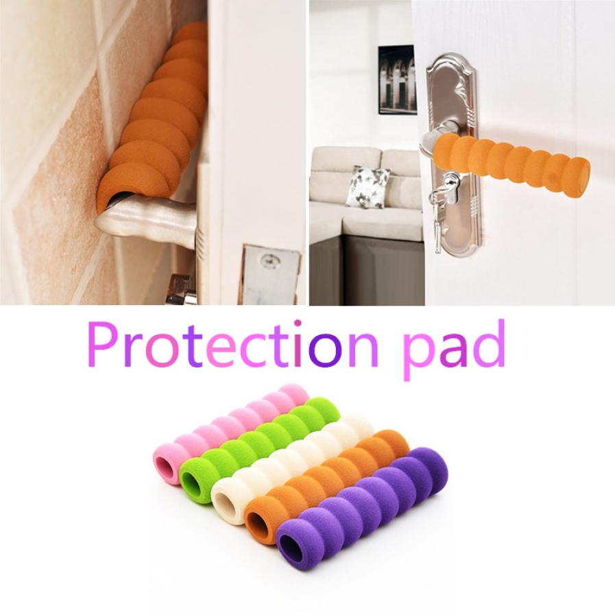 1pc rums dörrhandtag täcker dyna fodral spiral anti-kollisionssäkerhet dörrhandtag skydda skydd baby barn barn säkerhetstillbehör: Default Title