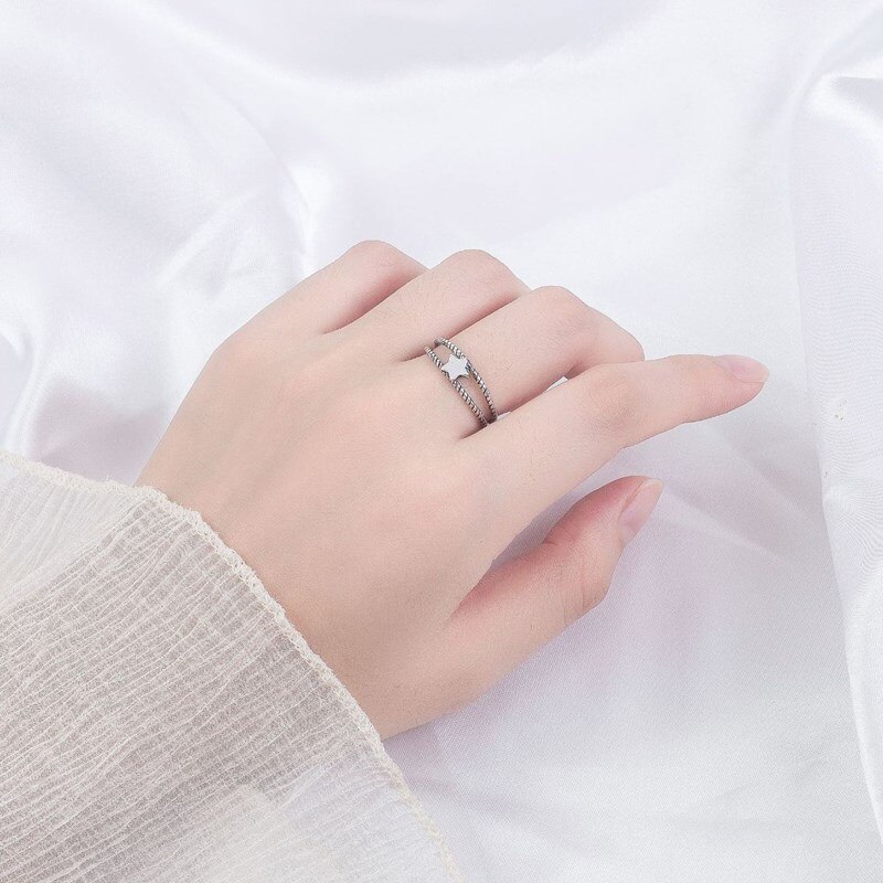 NEHZY 925 bague en argent Sterling de creux femme bijoux de réglable rétro couronne Zircon perle Couple anneau: 1475
