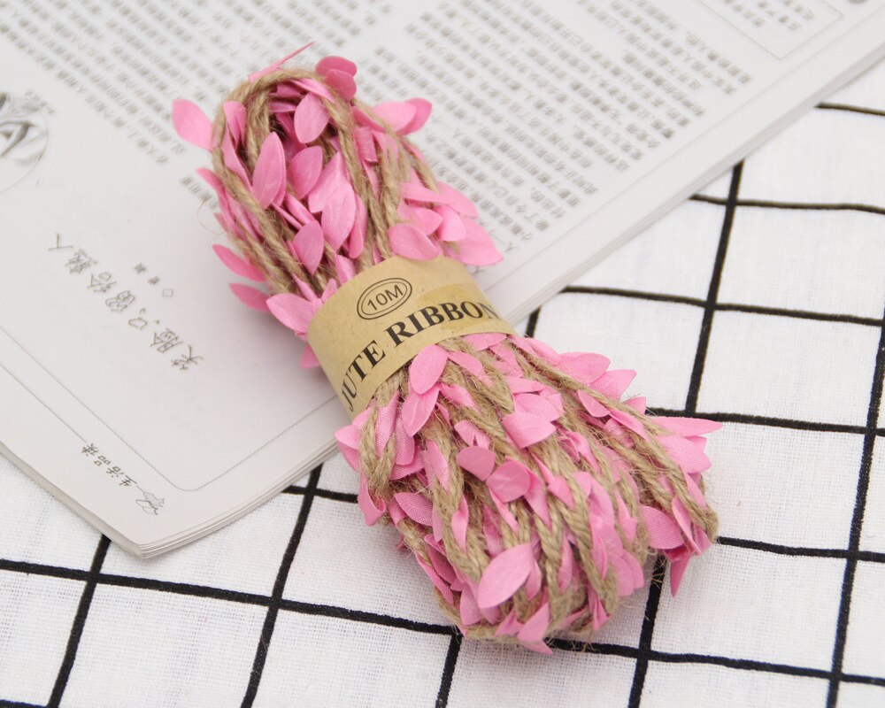 100 cm/lot artificial videira hera flores rattan garland folha verde para casa decoração do casamento acessórios de noiva diy grinalda flores: PINK