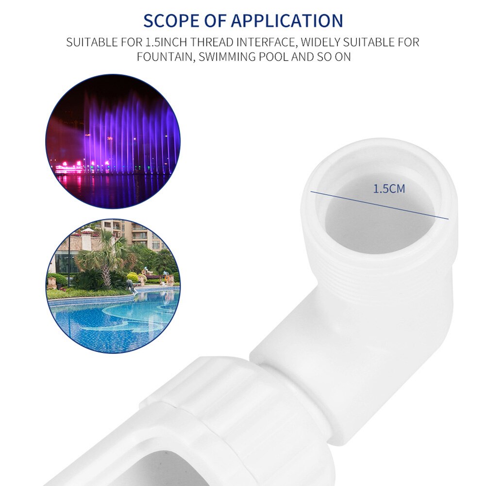 Pooltillbehör utomhuspool dekoration fontän blomma form väggmonterad simbassäng fontän