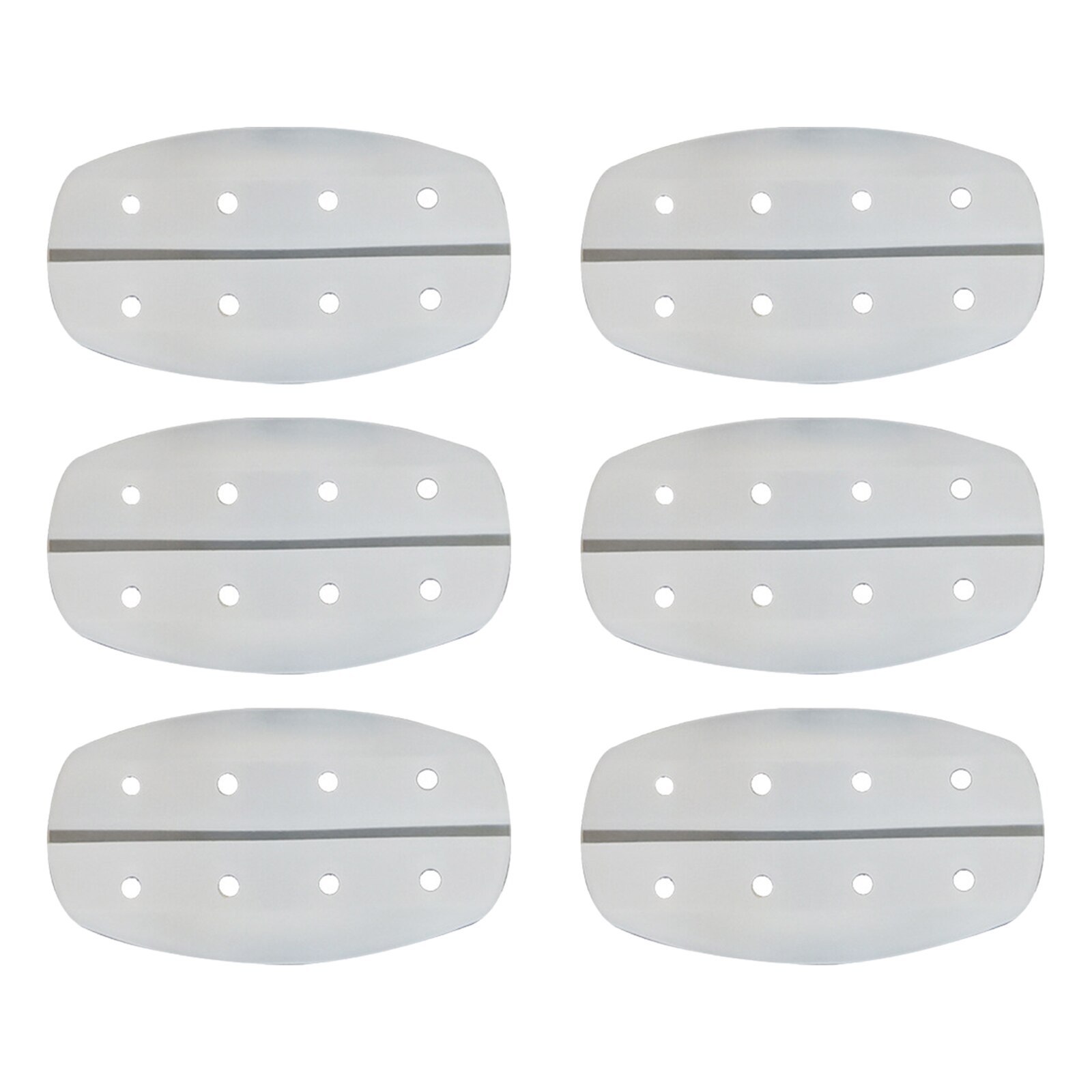 6x Silicone Bra Strap Kussens Holder Comfortabele Wasbare Herbruikbare Vrouwen Non-Slip Schouder Protectors Buigzaam Pijnbestrijding: White Breathable