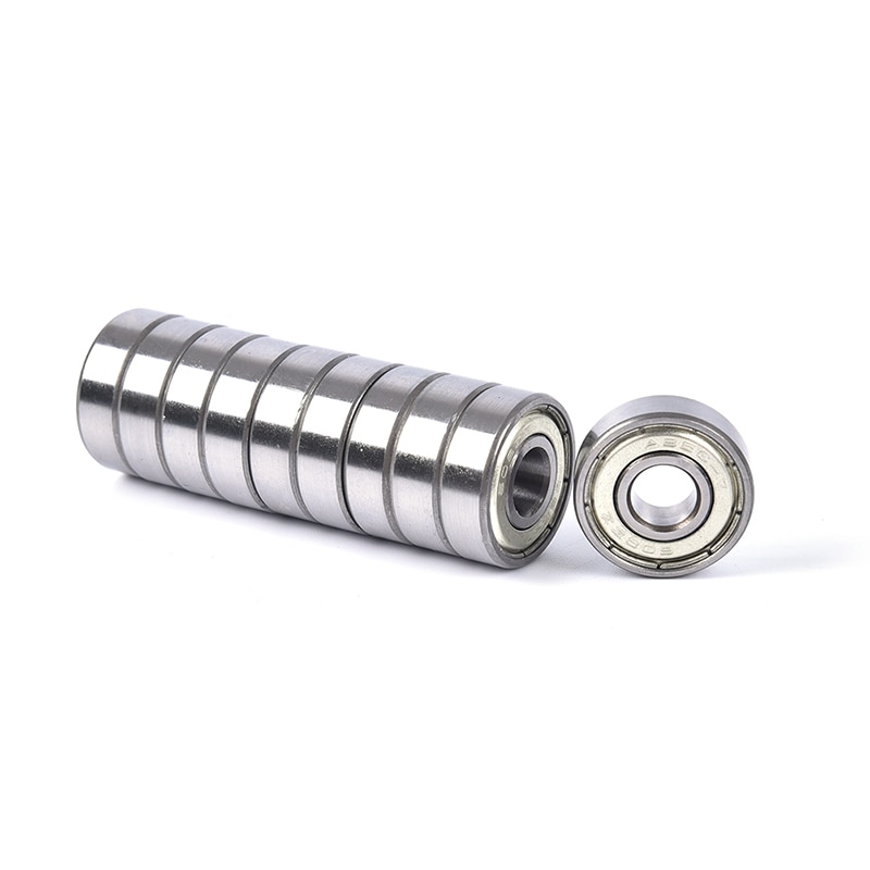 Rostfritt stål skateboard hjul silver lager abec 7 608zz axlar kullager rullskoter kullager