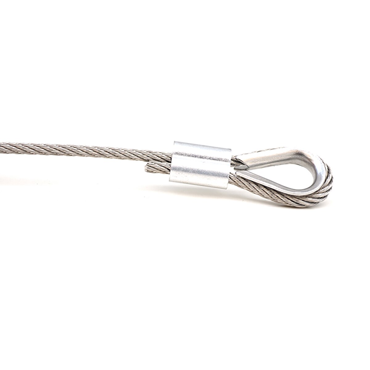 Manchons ovales en aluminium M10 M12, 2 pièces, manchon à sertir, câble métallique, verrouillage, Double baril, virole, boucle
