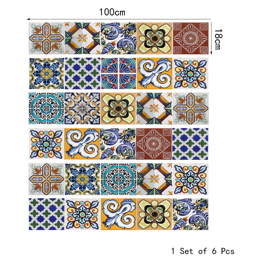 6 Stks/set Kleur Magnetische Vel 3D Afdrukken Trap Stickers Home Decoratie Pvc Zelfklevende Muurstickers Stap Stickers