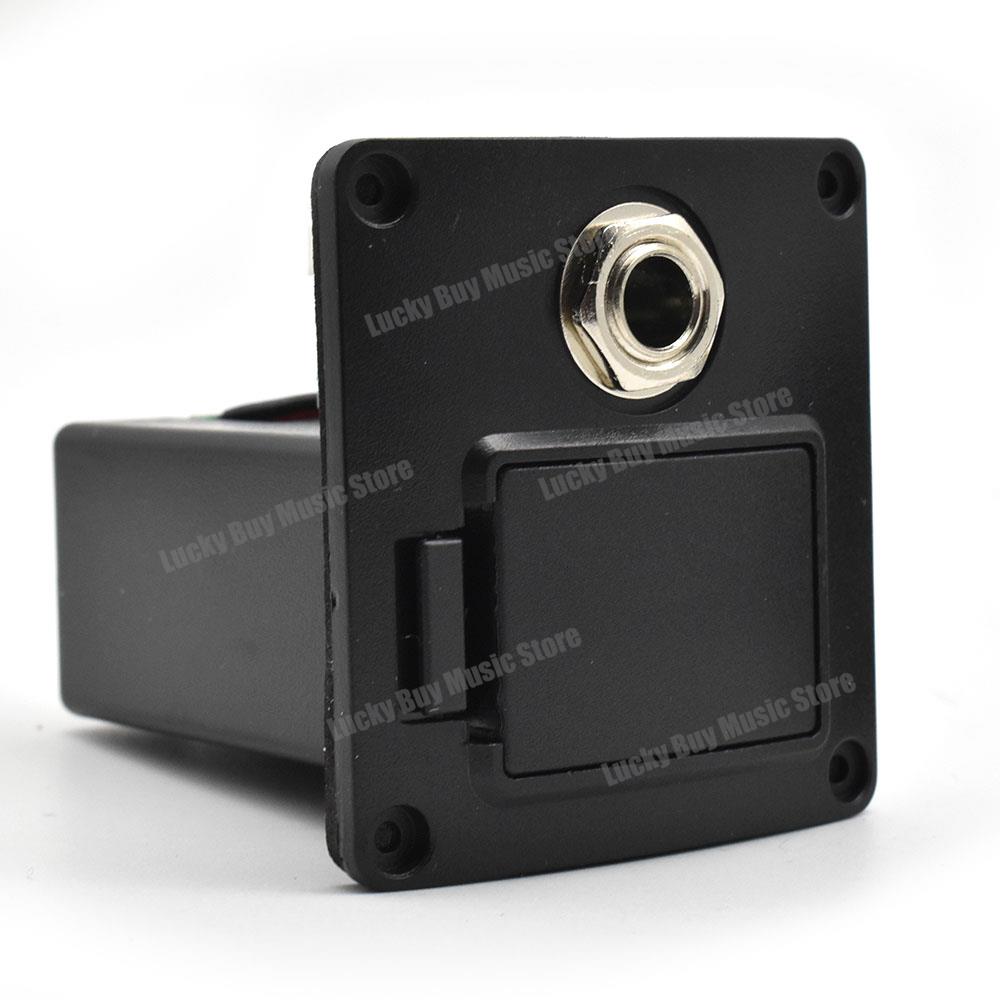 Gitaar Pick-Up 3 Bands Akoestische Gitaar Preamp Eq Tuner Piëzo Voor Akoestische Gitaar