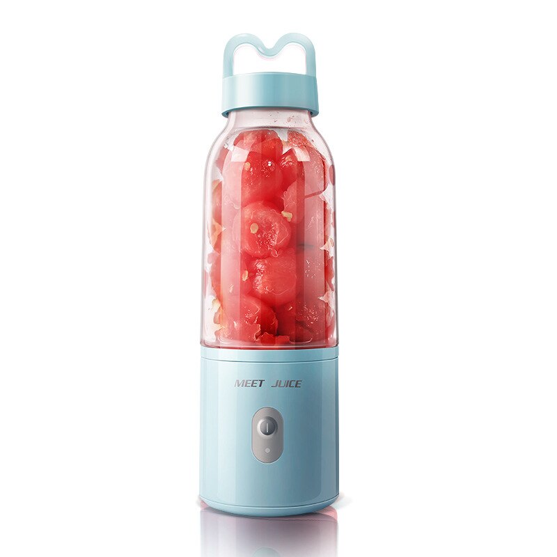 500 Ml Elektrische Draagbare Fruit Groente Juicer Oplaadbare Smoothie Maker Blender Usb Wireless Home Mini Sap Cup