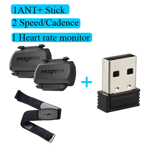 Magene Heart Rate Monitor H64 S3+ ANT+ Bluetooth Bicycle Dual Mode Speed Cadence Sensor Bicycle Computer For GARMIN Bryton XOSS