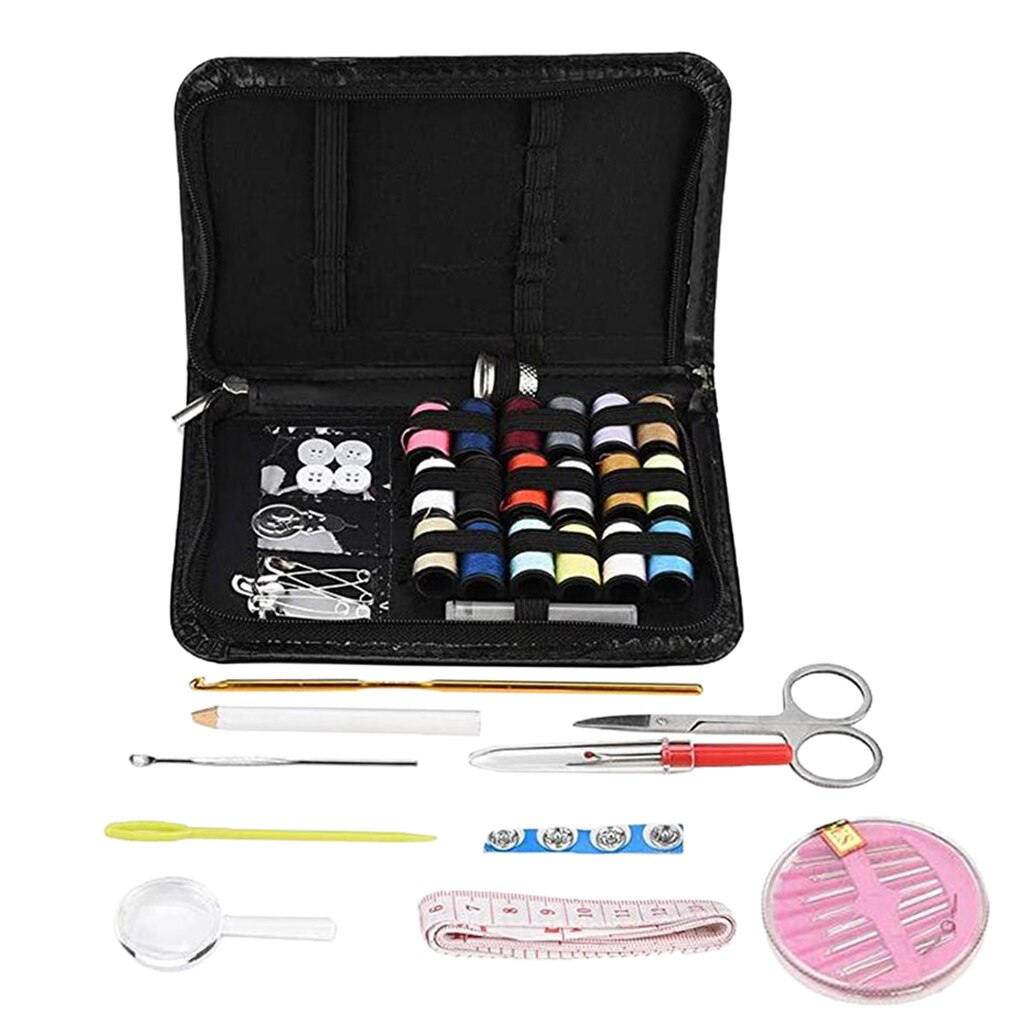 Craft Sewing Kit Spools Adults Sewing Supplies Set With Storage Box