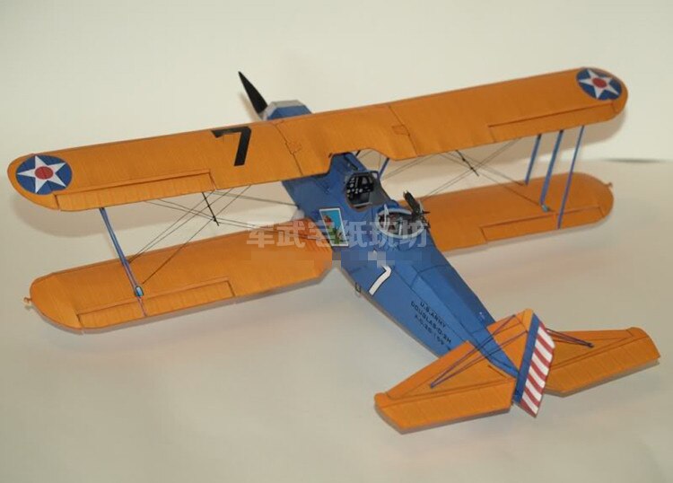 1:33 Scale US Douglas O-2H Scout DIY Handcraft PAPER MODEL KIT Puzzles Handmade Toy DIY
