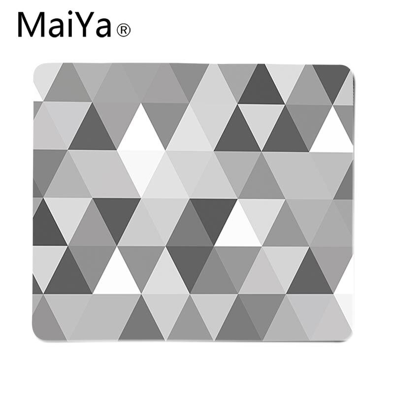 Maiya Top Triangle Pattern Rubber Mouse Durable Desktop Mousepad Large Mouse Pad Keyboards Mat: A1 / 25x29 cm