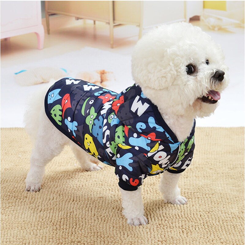 Varmt hundetøj til lille hund vindtæt vinter kæledyr hund frakke hund jumpsuit hvalpe outfit vest jumpsuit til chihuahua tøj