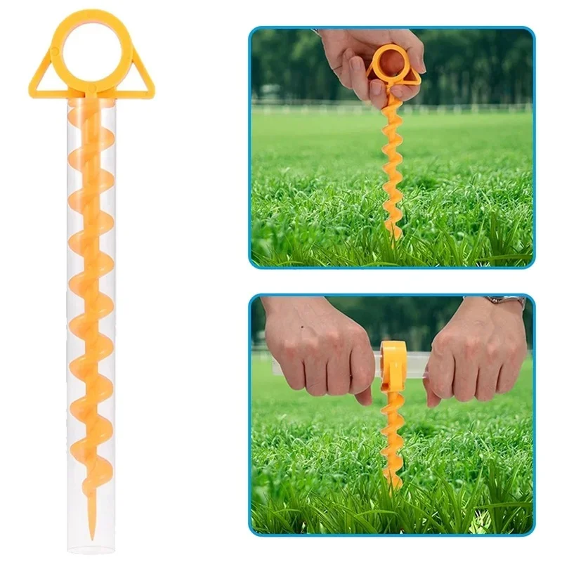Outdoor Tent Nagels Outdoor Schroef Klauw Nagels Kampeerschroeven Plastic Bevestiging Auto Zijtent Kampeeraccessoires