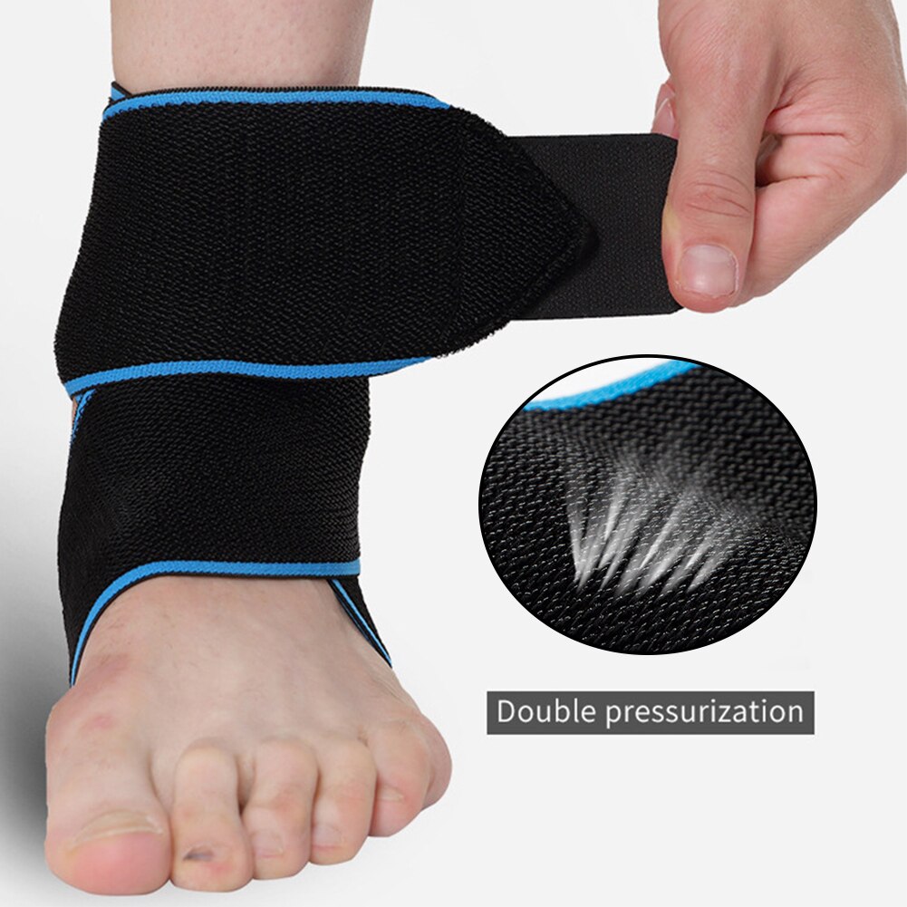 1Pc Unisex Enkelbrace Verstelbare Riem Outdoor Sport Achillespees Ondersteuning Running Bescherming One Size Non Slip Verstuikte