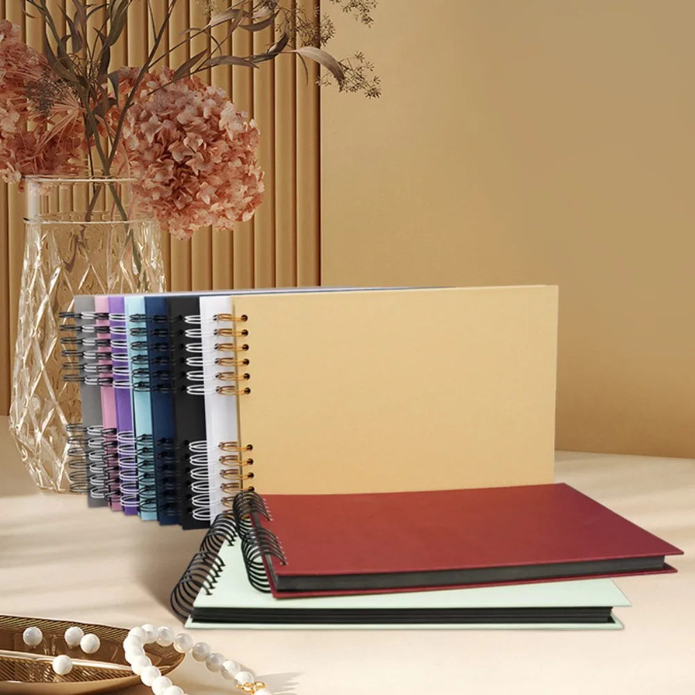 1pc Handmade Collectible Memorial Album DIY Scrapbooking Graffiti Black Card Inserts for Furniture Decoration,Memorials
