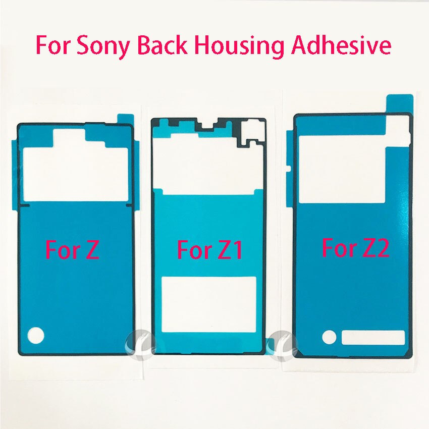 1pc Back Cover Sticker for Sony Xperia Z Z1 Z2 Z3 Plus Z4 Z5 Z1 Mini Z3 Mini Z5 Mini Compact Z5 Premium Rear Housing Adhesive