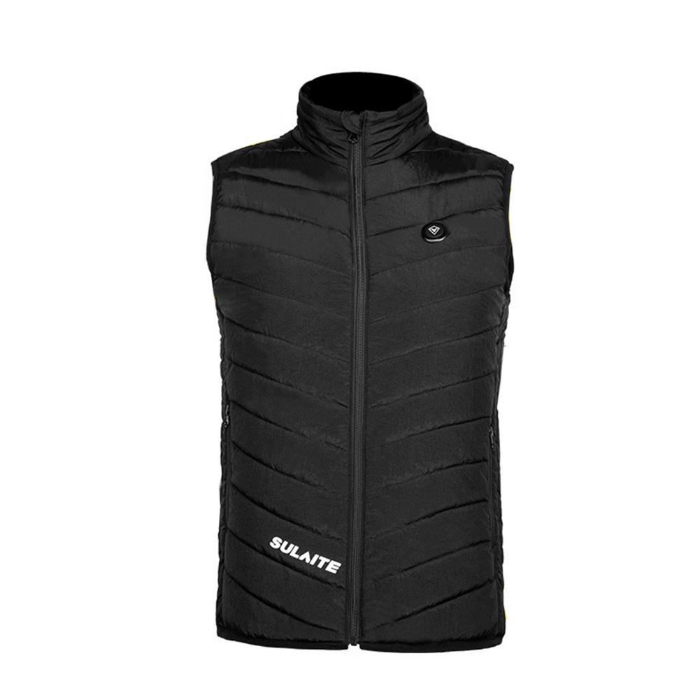 Winter Heating Jacket Smart Electric Heated Vest Winter Body Self-Heating 3 Speed Temperature Control Thermal Warm Clothes: L