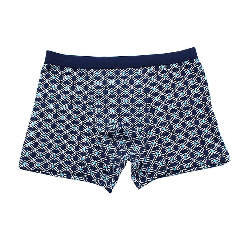 Men's Boxershorts Comfortable Breathable And Fashionable Sports Boxers And Panties Sexy Underwears Underpants: Dark Blue