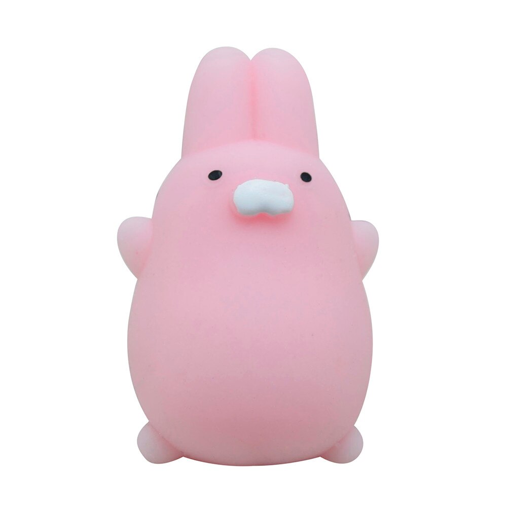 Cute Mochi Squishy Cat Reduce Healing Fun Kids Kawaii Toy Stress Reliever Decor squichy animales Soft toy Reduce: Pink 