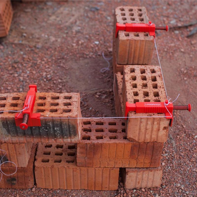 1Pair Construction Tools For Masons Engineering Plastic Bricklaying Line Drawing Tool Brick Leveling Measuring Tool Bricklayer