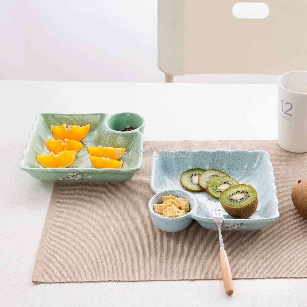 Keraaminen lautanen nyytit kulho sushi lautanen kastikkeella lautanen keittiö astiasto illallislautaset jälkiruoka kakku hedelmälautanen
