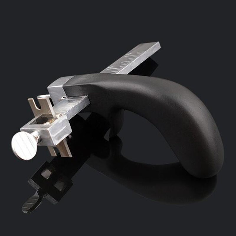 Leather DIY Hand Cutting Leather Strap Cutter Adjustable Draw Gauge Leathercraft Strip Belt Tools Leather Cut Tool