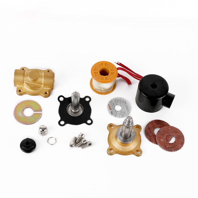 Electric Solenoid Valve 1/4" 3/8" 1/2" 3/4" 1" DN8/10/15/20/25/50 Normally Closed Pneumatic for Water Oil Air 12V 24V 220V Water