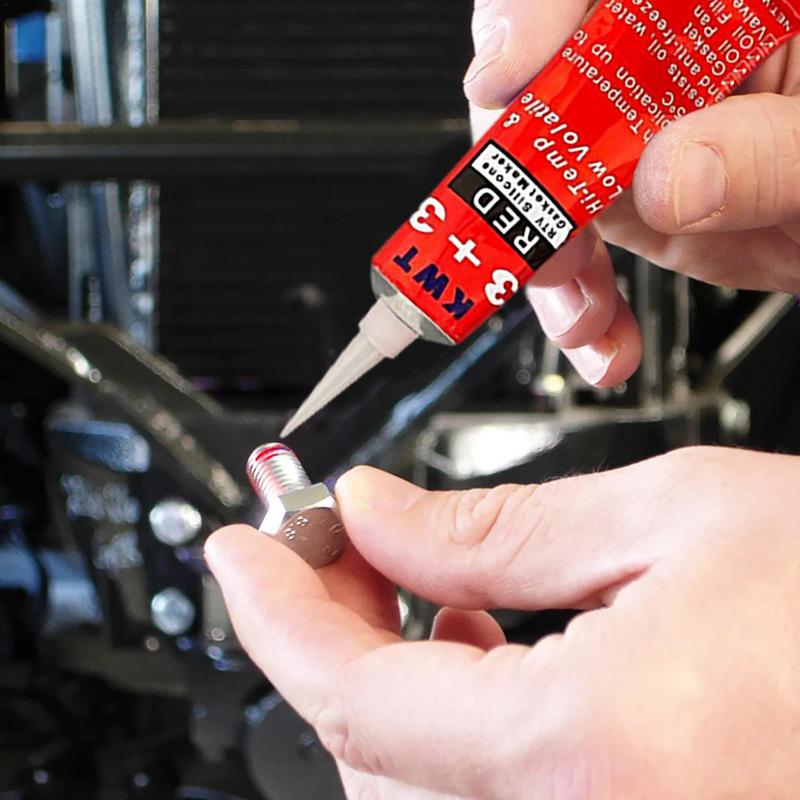 Högtemperatur silikontätningsmedel vattentät packningstillverkare 100g multifunktionellt lim och tätningsmedel för packningar motorer kopplingar glas