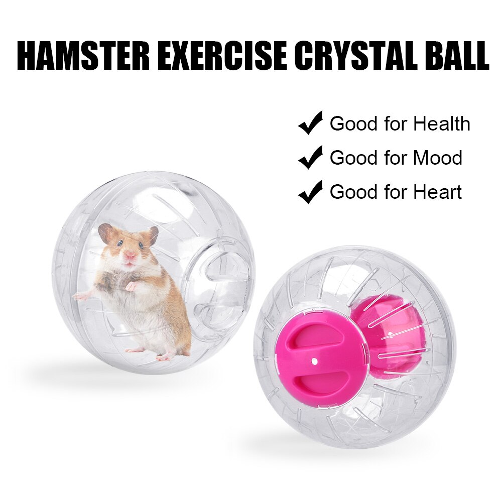 Plastic Portable Pet Rodent Mice Jogging Ball Hamster Running Balls Pet Play Toys Outdoor Sport Ball Hamster Gerbil Rat Exercise