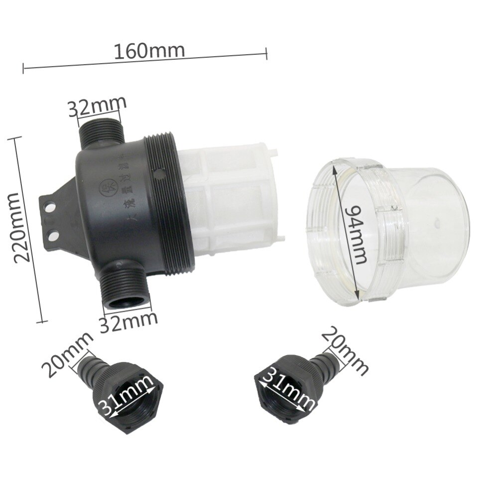 50 Mesh Super schoon Ultrafijne filtratie water filter 20mm, 25mm Prikkeldraad interface Tuin Irrigatie Landbouw Filter 1 Pc