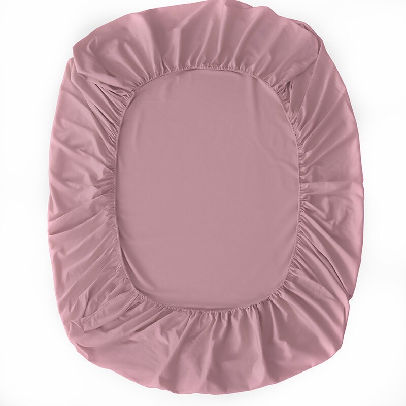 1pc 600tc ensfarvet egyptisk bomuld monteret lagen madrasbetræk med all-around elastisk gummibånd sengetøj sengetøj #s: -byf-cl -12 / 150 x 200 x 25cm