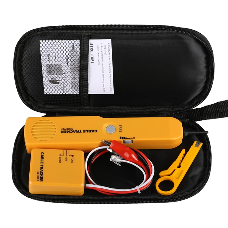 Tracker Diagnose Tone Finder Telephone Wire Cable Tester Toner Tracer inder Detector Networking