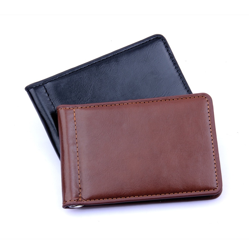 BLEVOLO Korte Vierkante Clutch Portemonnee PU Lederen Portemonnee Densigner Mannen Portemonnee Zachte Effen Mannelijke Portefeuilles Dunne Card Coin Bag