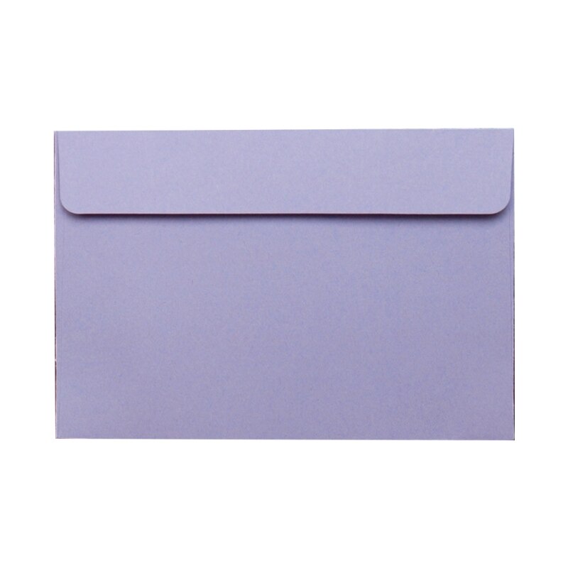 50pcs Vintage Large Envelopes Postcard Letter Stationery Greeting Card Envelope: Light Purple