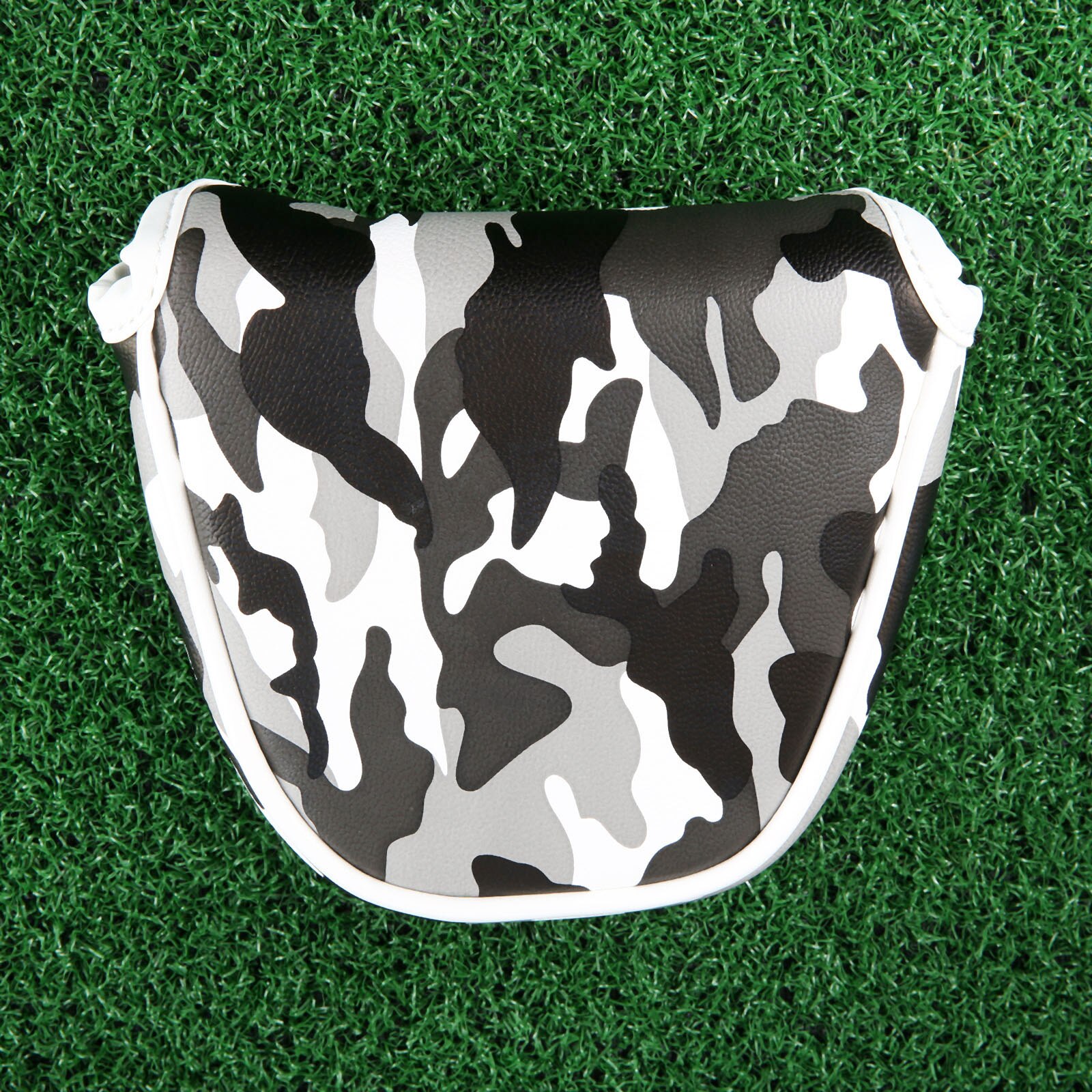 1Pc Golf Putter mettre couvre-chef magnétique boucle maillet Putter couverture sac PU cuir Camouflage motif Golf Club têtes couvre
