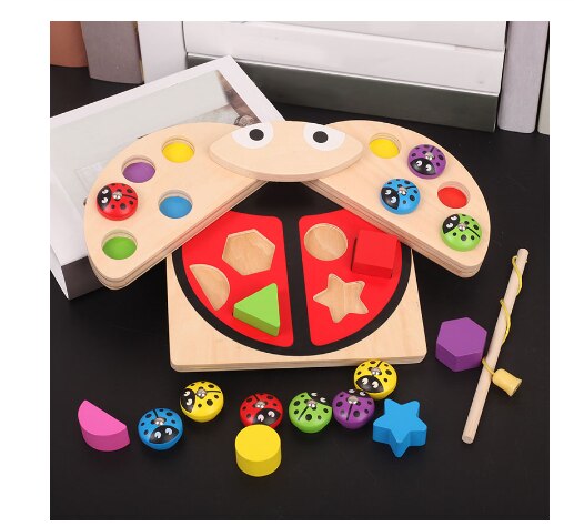 Baby Educatief Speelgoed Vis Houten Magnetische Vissen Speelgoed Set Fish Game Educatief Vissen Speelgoed Kind Verjaardag/Christmas