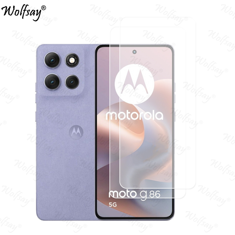 Camera Lens Protector For Motorola Moto G86 Screen Protector Tempered Glass For Moto G86 5G Glass For Moto G86 Glass 6.67 inch: Vitrificado