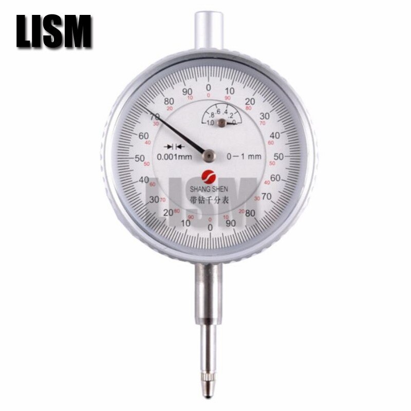 0-1mm/0-3mm/0-5mm 0.001mm micron dial indicator 1mm/3mm/5mm shockproof indicator dial indicator gauge