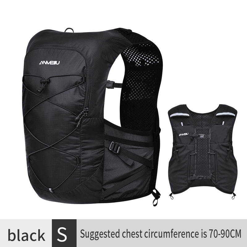 Anmeilu Hardlooprugzak Outdoor Off-road hardlopen Bergbeklimmen Witte waterzak Tas Fietsen Wandelrugzak met grote capaciteit: DIEP BLAUW