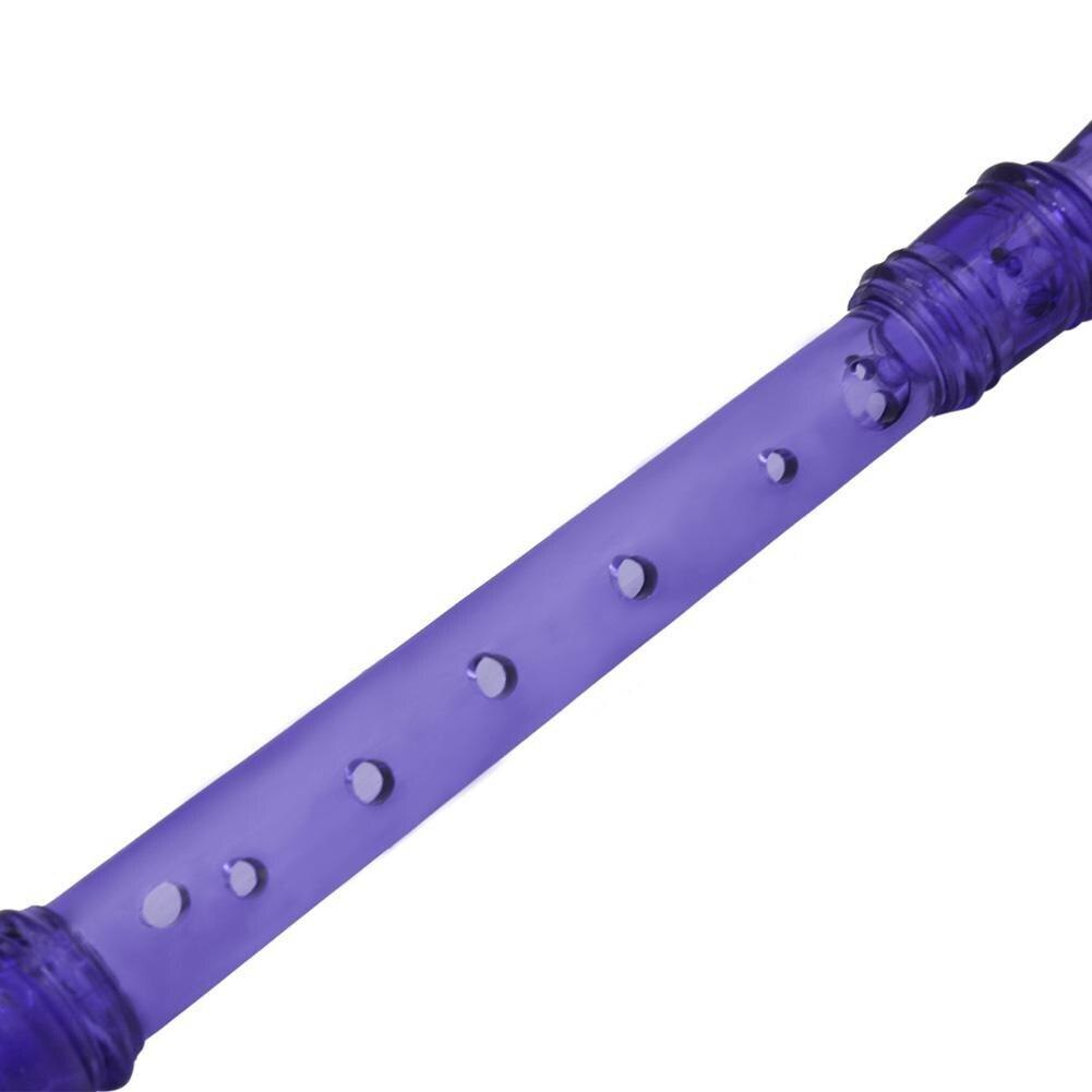 8 Holes Flute Long Musical Soprano Recorder Kids Educational Instrument for Clarinet Beginner Flute Woodwind Instruments