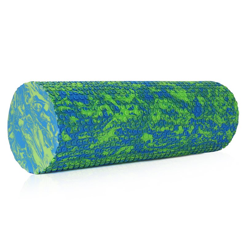 Gym Fitness Yoga Foam Roller Peanut Ball Set Pilates Block Peanut Massage Roller Ball For Therapy Relax Exercise Relieve Stress: Blue