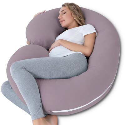 Travesseiro para mulheres grávidas enfermagem gravidez almofada maternidade u-forma lado sleeper cama substituir lavável mommy care: 2