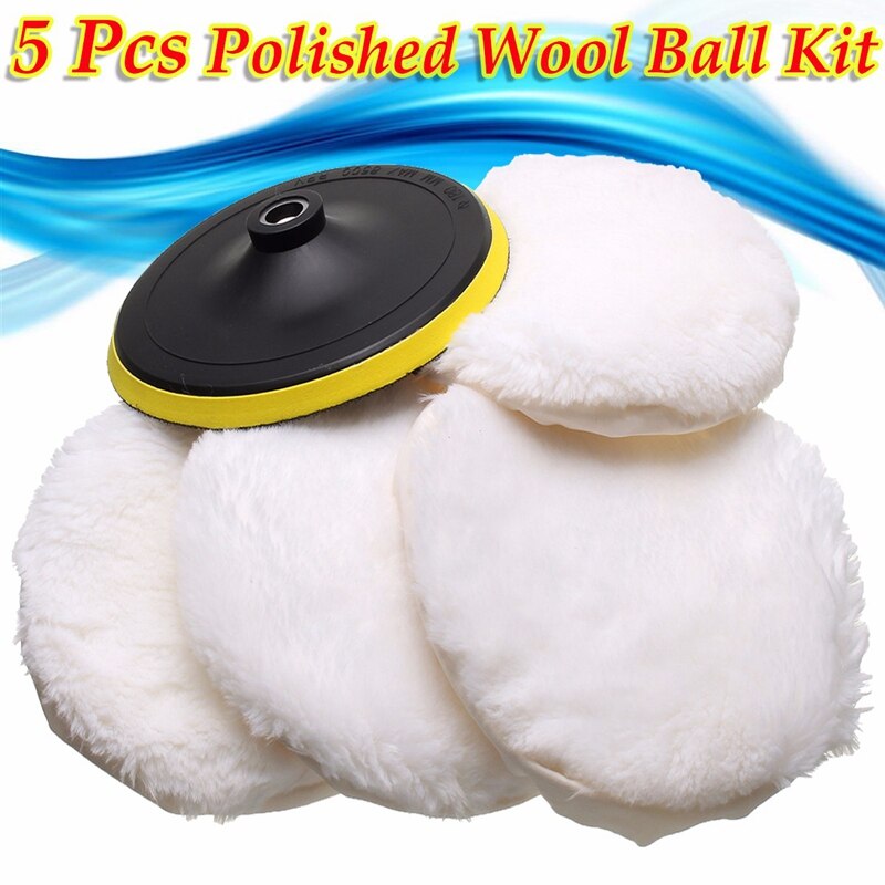 7 Inch Polijstmachine/Buffer Zachte Bonnet & Pad Met Klittenband Voor Auto Polijsten/Buffing