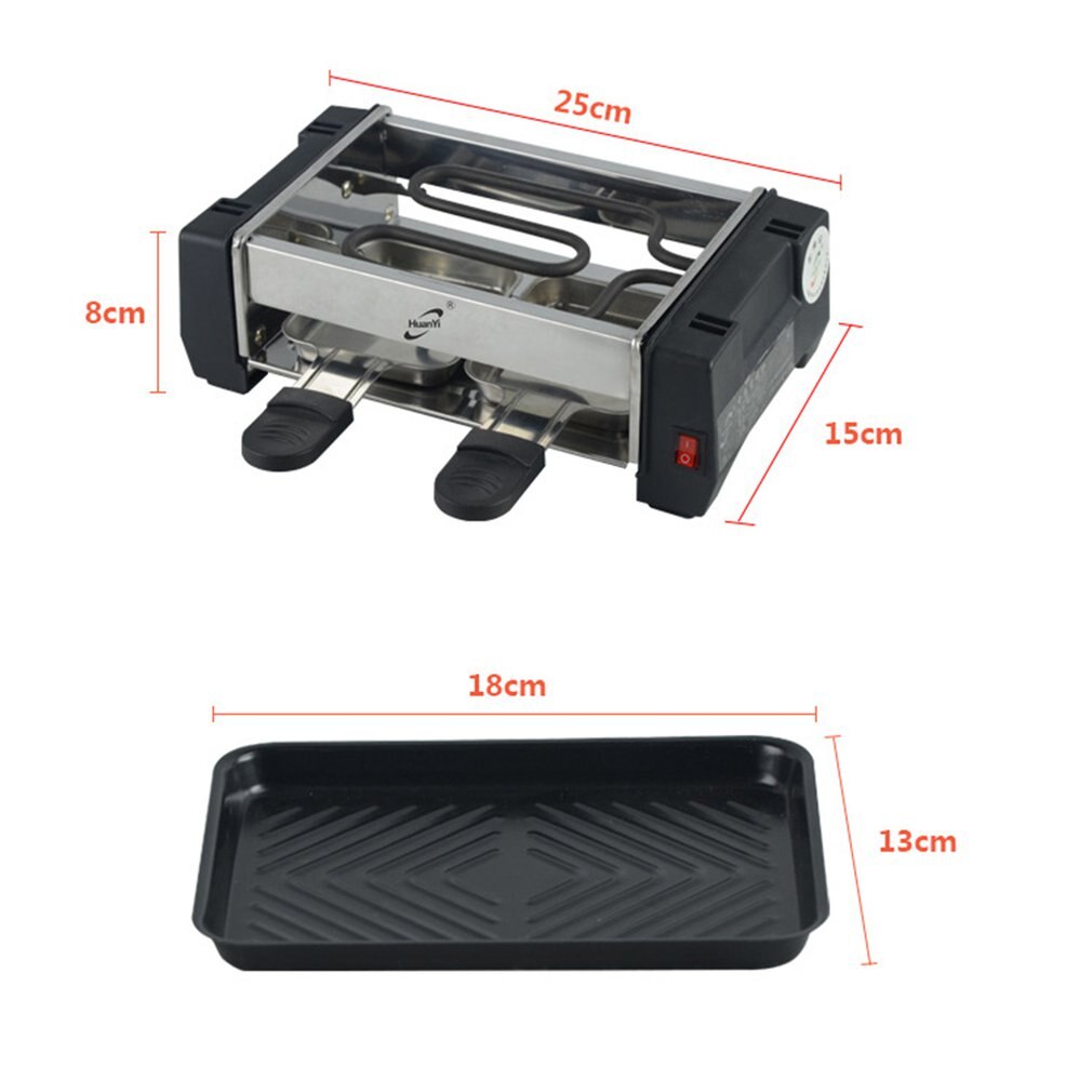 Koreanische Haushalt Elektrische Grill Rauch-freies Elektrische Grill Nicht-Stock Familie Grill Elektro Raclette Grill