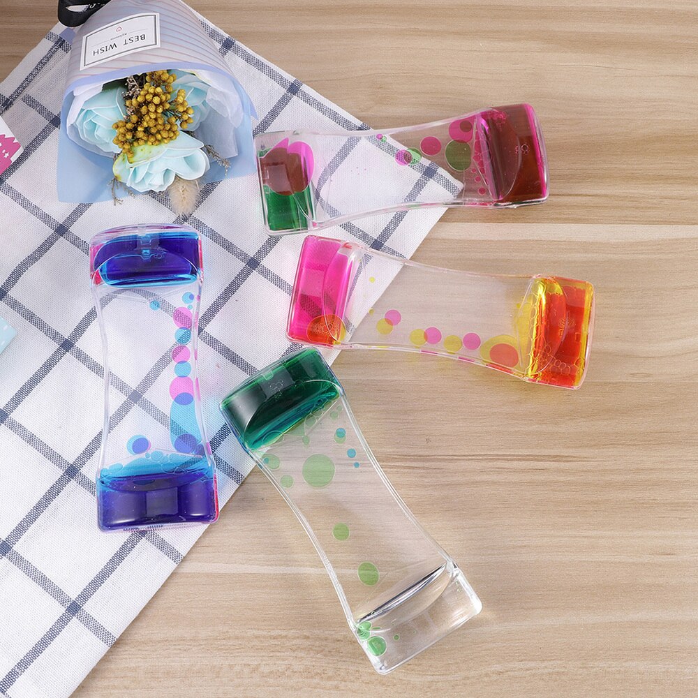 Liquid Motion Sandglass Timer Novelty Liquid Motion Bubbler for Children